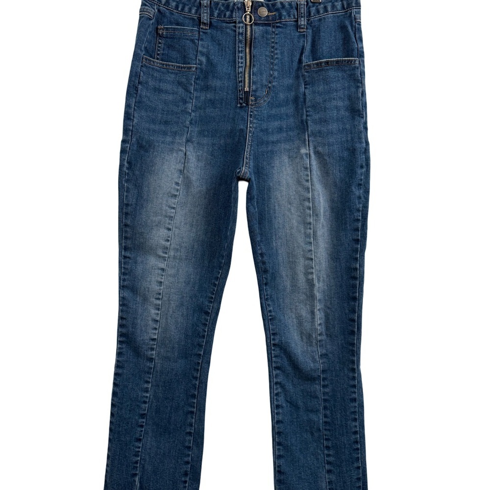 Women's Straight Leg Jeans - Blue